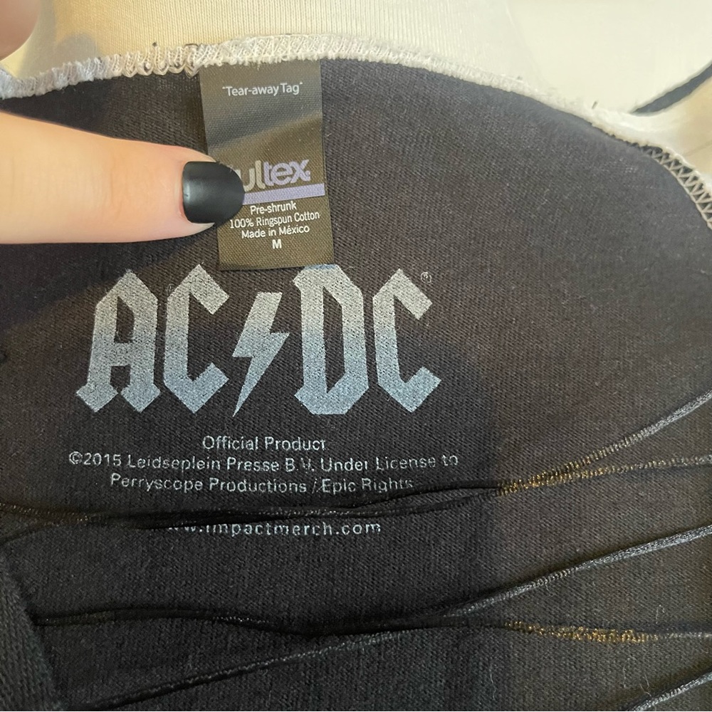 AC/DC Lace Up Shirt - Picture 8 of 10